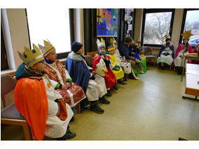 Aussendung der Sternsinger in Naumburg (Foto: Karl-Franz Thiede)